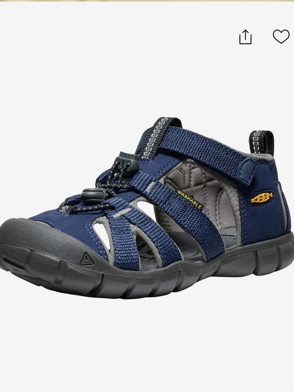 Keen Kids Navy Seacamp II CNX Closed Toe Sandals